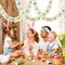 33FT Metallic Easter Tinsel Garland with Colorful Foil Twists and Confetti Accents – Perfect for Spring Decorations, Indoor or Outdoor Easter Parties, Doors, and Trees.